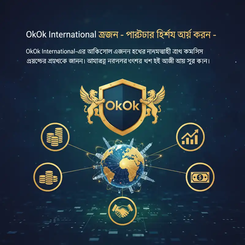 OkOk International এজেন্ট নেটওয়ার্ক ব্যানার